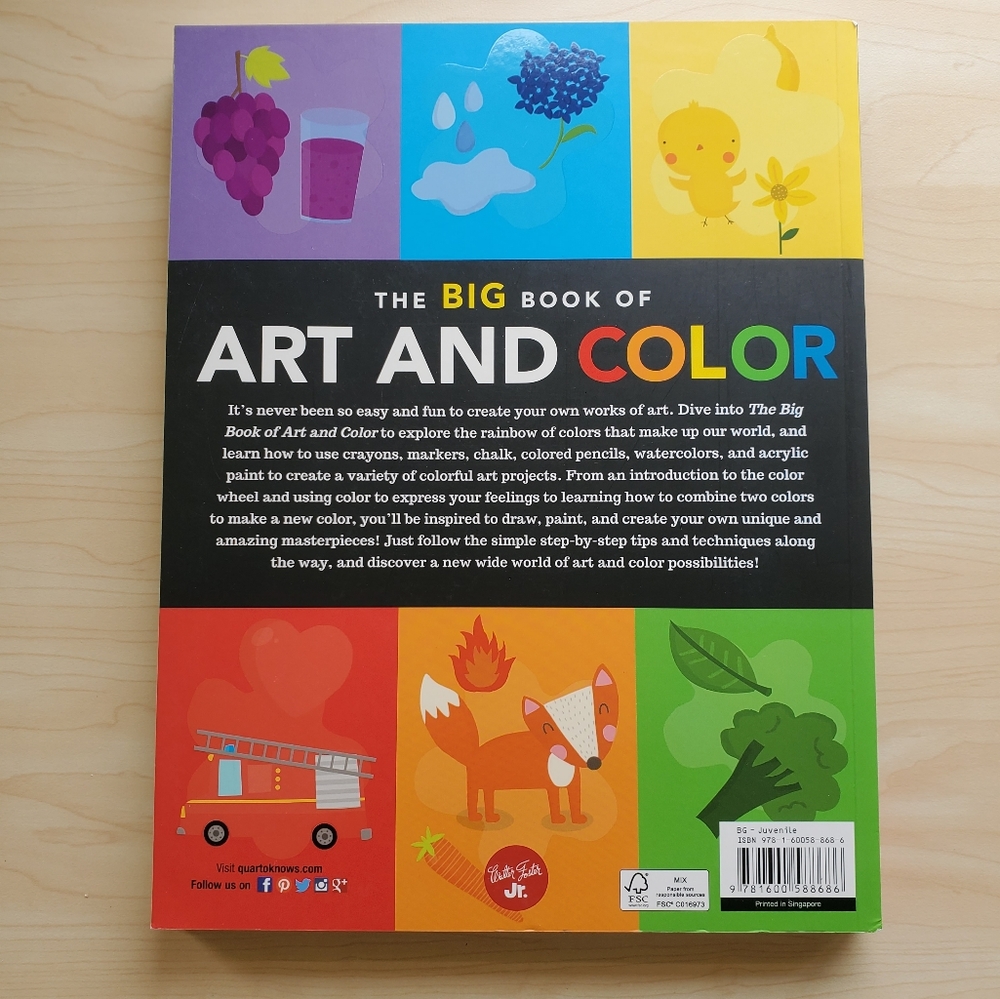 The Big Book of Art & Color: An Adventurous Journey into the Wild Colorful World - Picture 2 of 2